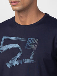 SPYKAR Men Typography Printed Cotton T-shirt