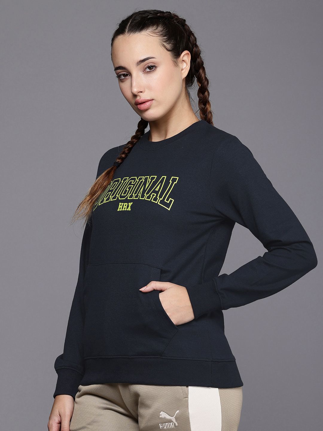 HRX by Hrithik Roshan PROSPORT Lifestyle Printed Sweatshirt