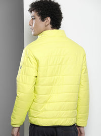 The Indian Garage Co Men Zip-Front Puffer Jacket with Zip Pockets