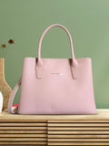 Lino Perros Pink Solid Handheld Bag