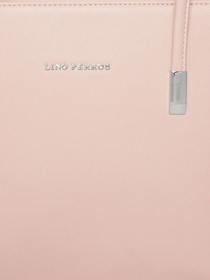 Lino Perros Dusty Pink Solid Laptop Bag