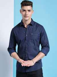 The Indian Garage Co Spread Collar Slim Fit Abstract Printed Casual Pure Cotton Shirt
