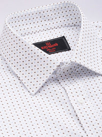 Raymond Slim Fit Micro Ditsy Printed Pure Cotton Formal Shirt