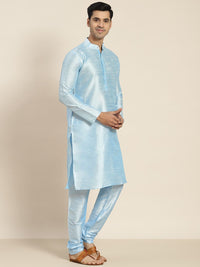 SOJANYA Men Blue Kurta with Churidar