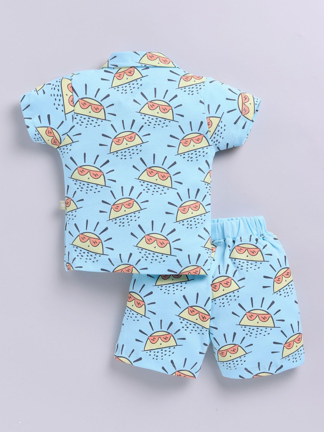 Moms Love Infant Boys Conversational Printed Pure Cotton Clothing Set