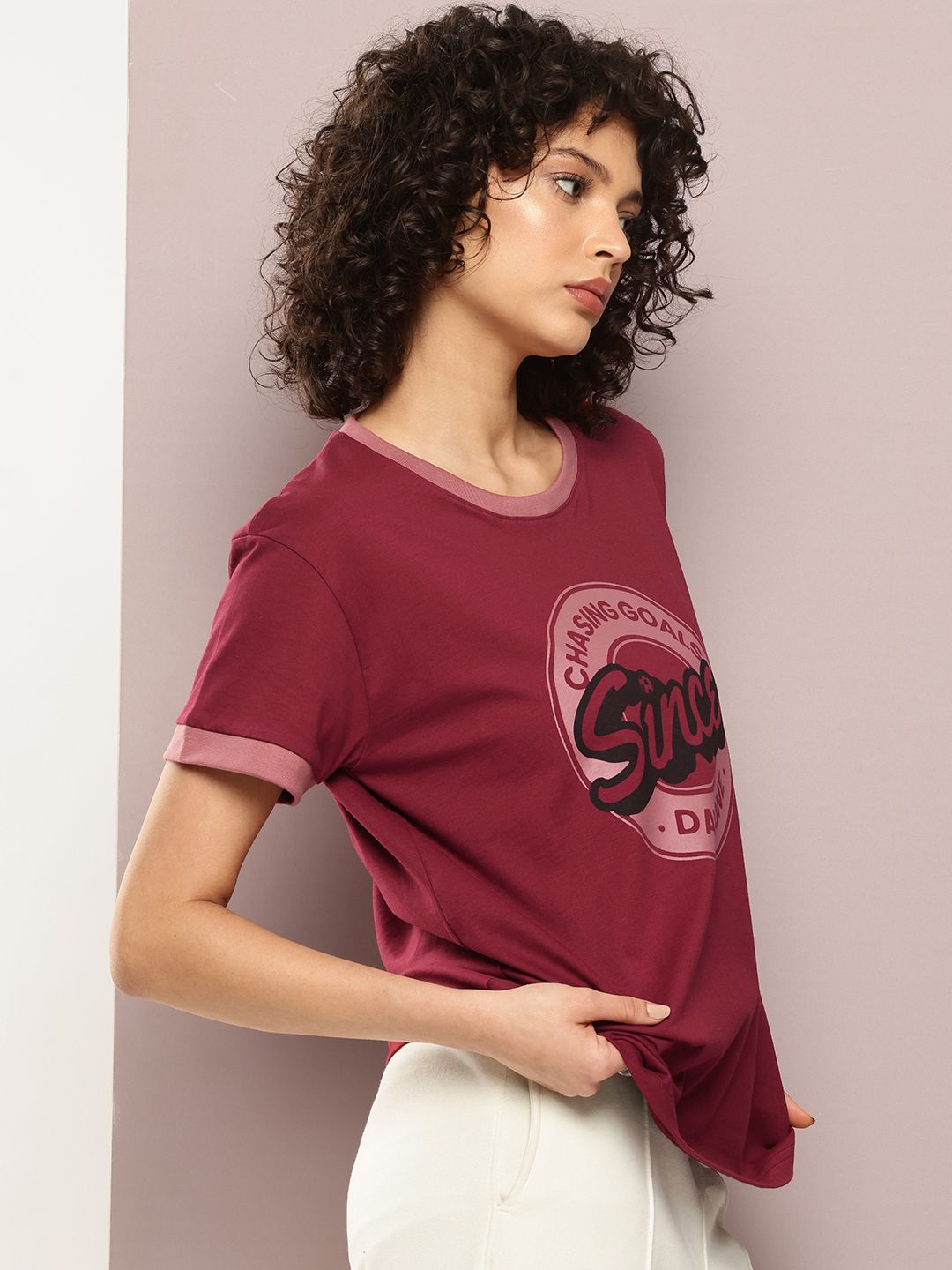 DILLINGER Typography Printed Pure Cotton Boxy T-shirt
