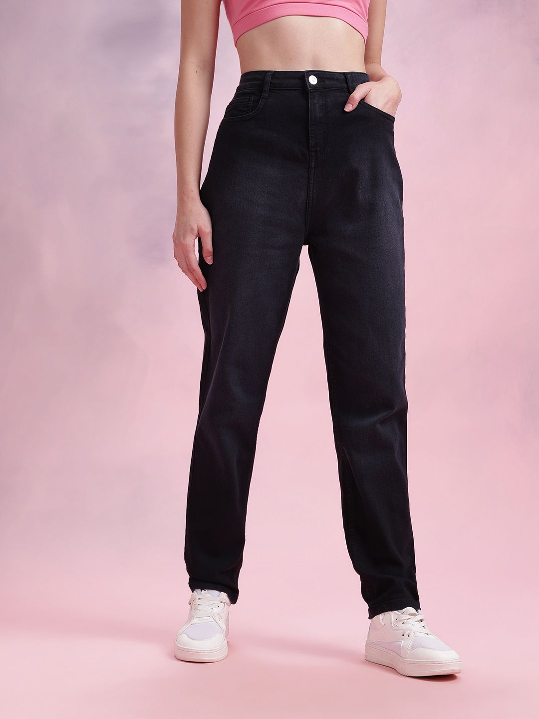 DressBerry Women Mom Fit Jeans