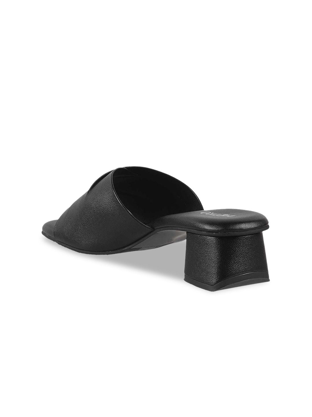 Metro Textured Open Toe Block Heels