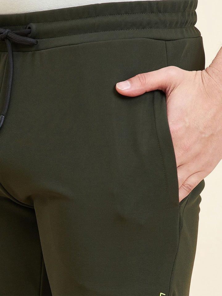 Sweet Dreams Olive Men Mid-Rise Shorts