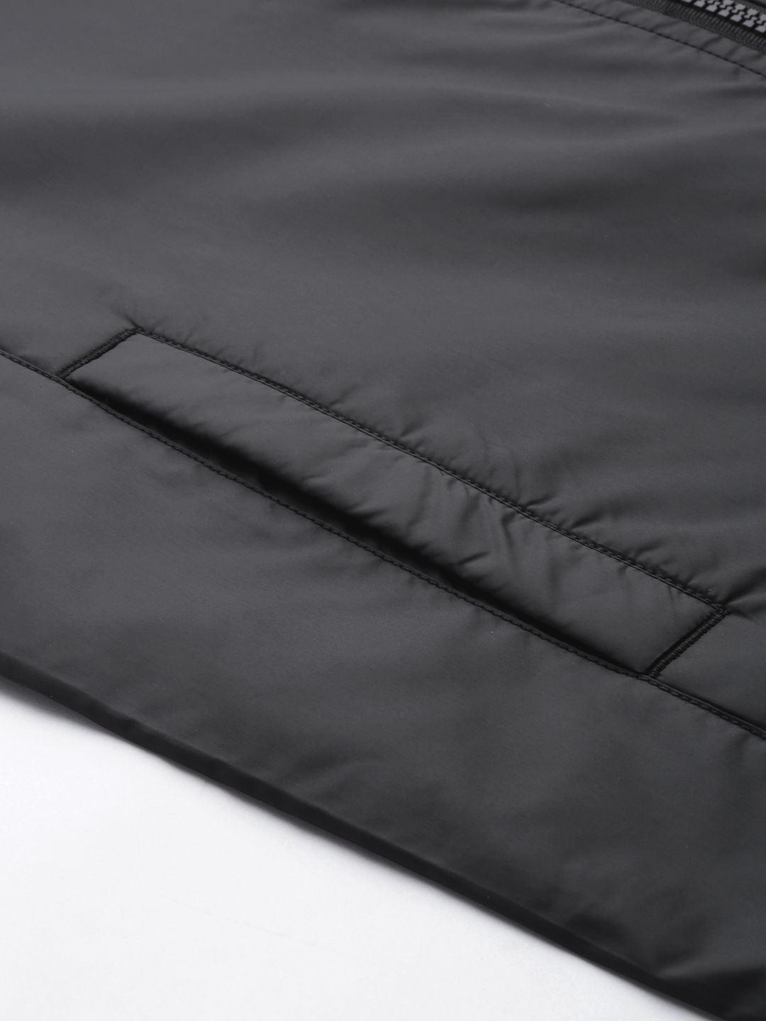 SPYKAR Men Black Lightweight Sporty Jacket