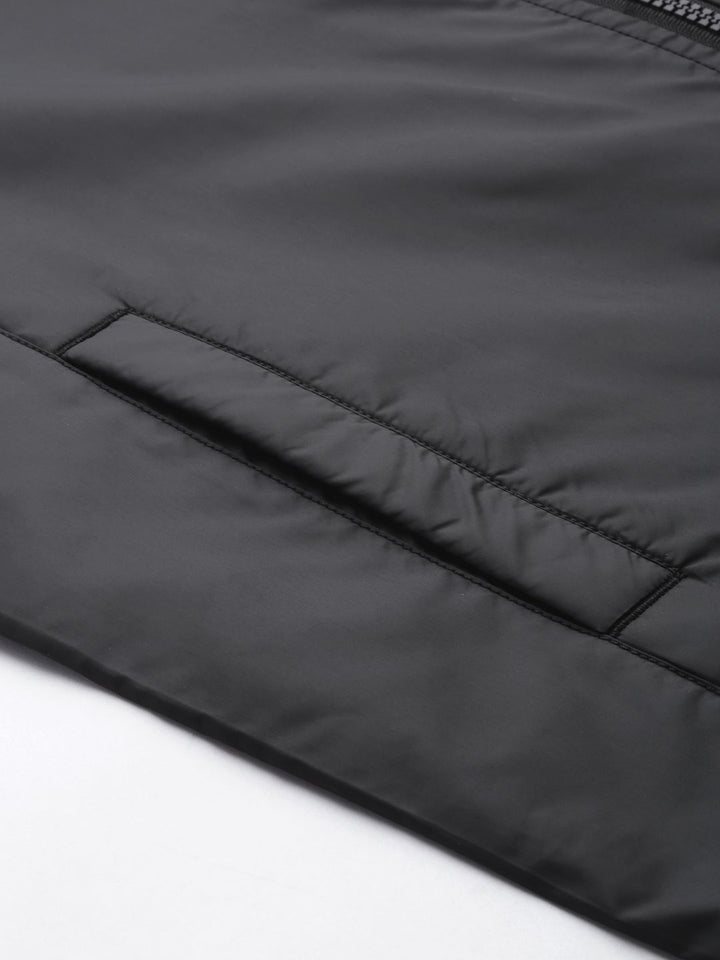 SPYKAR Men Black Lightweight Sporty Jacket