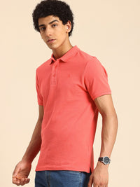 Being Human Polo Collar Pure Cotton T-shirt