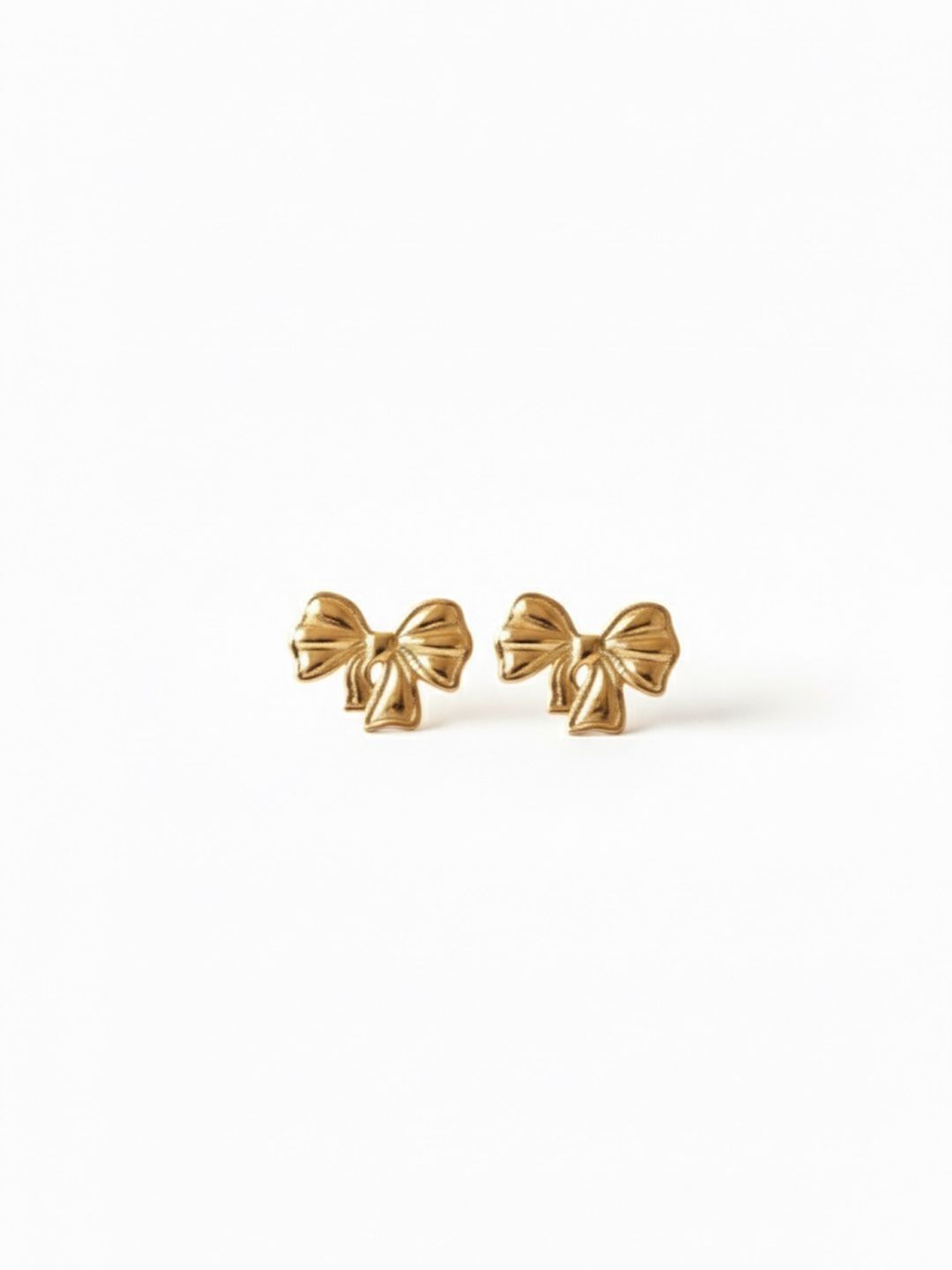 VOGUE PANASH Stainless Steel 18K Gold-Plated Quirky Studs