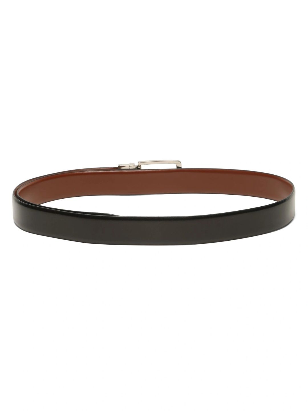 Teakwood Leathers Men Textured Leather Reversible Belt