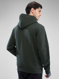 SPYKAR Men Solid Hooded Sweatshirt
