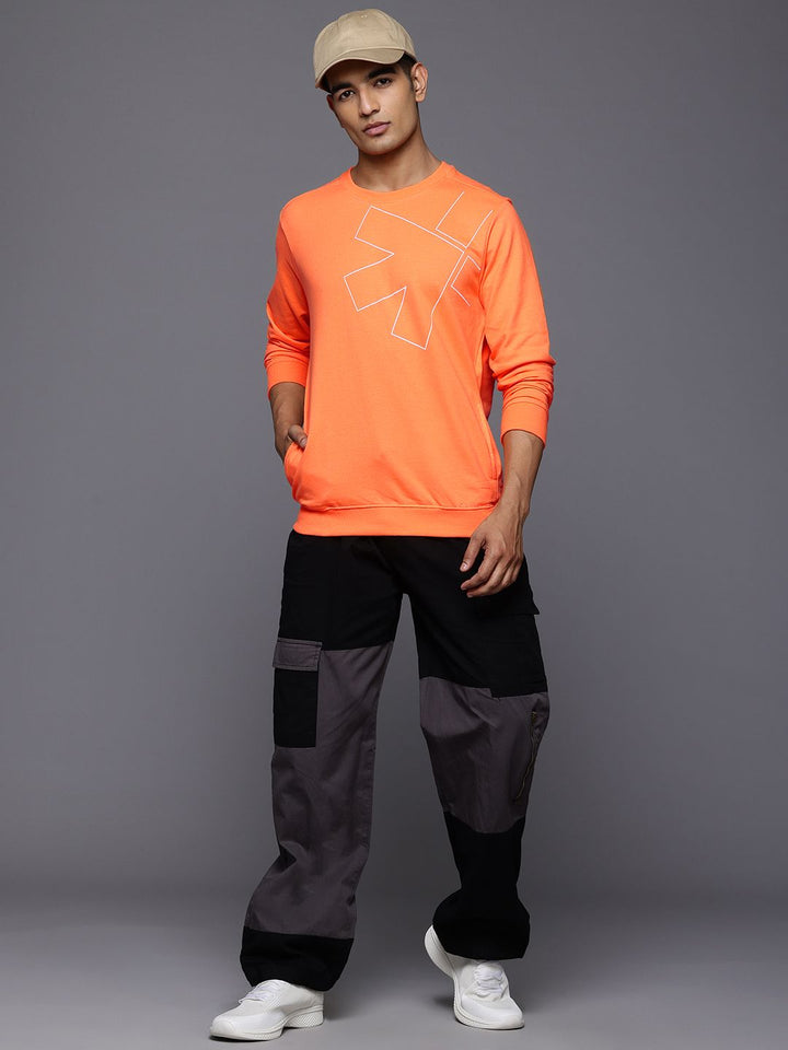 HRX by Hrithik Roshan Brand Logo Printed Sweatshirt