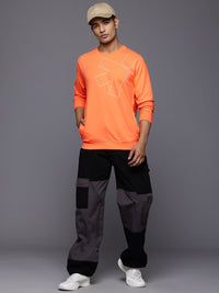 HRX by Hrithik Roshan Brand Logo Printed Sweatshirt