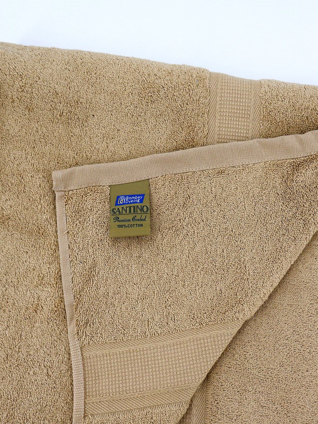 BOMBAY DYEING Coffee Brown Pure Cotton 550 GSM Bath Towel