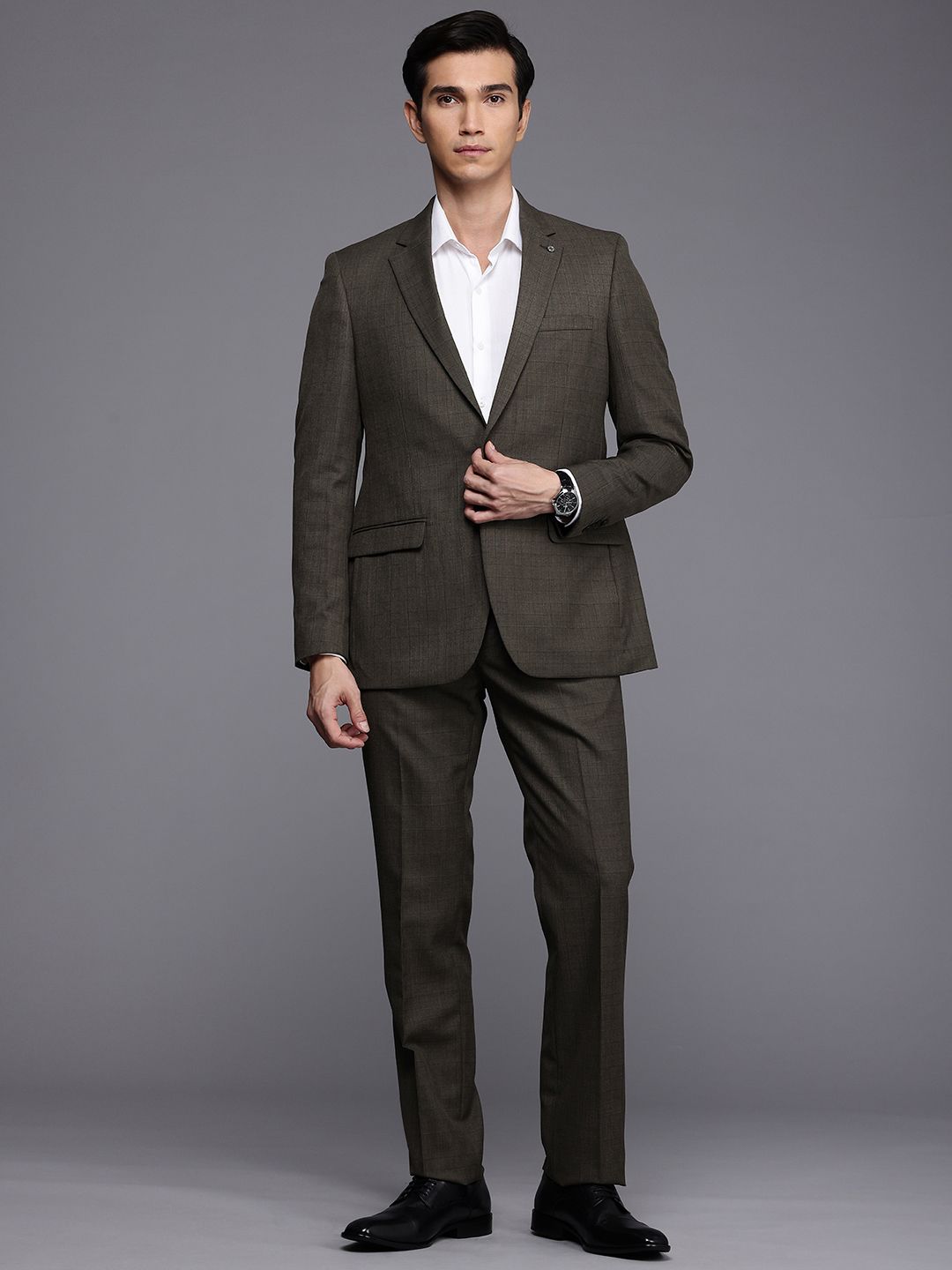 Raymond Diri Reka Bentuk Diri Terjadi Lapel Single-Breasted Formal 2 Piece Suits
