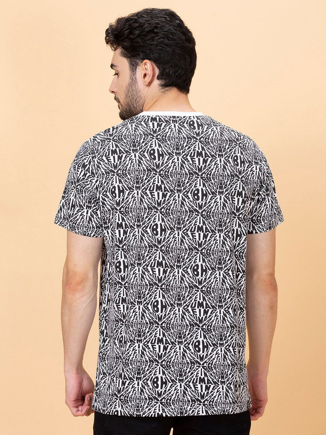 Being Human Typography Pure Cotton Printed T-shirt