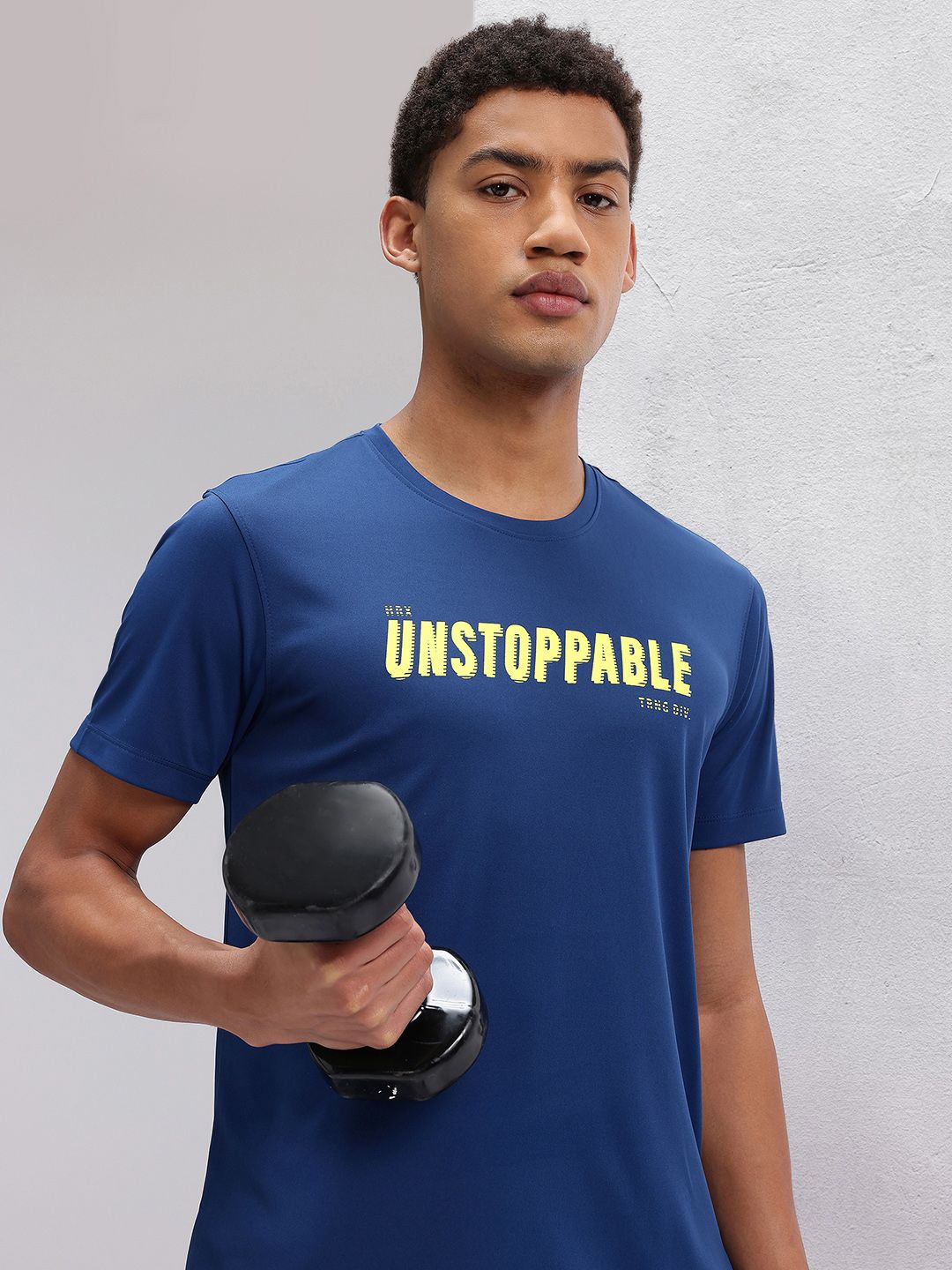 HRX by Hrithik Roshan Typography Print Regular Fit Training T-shirt
