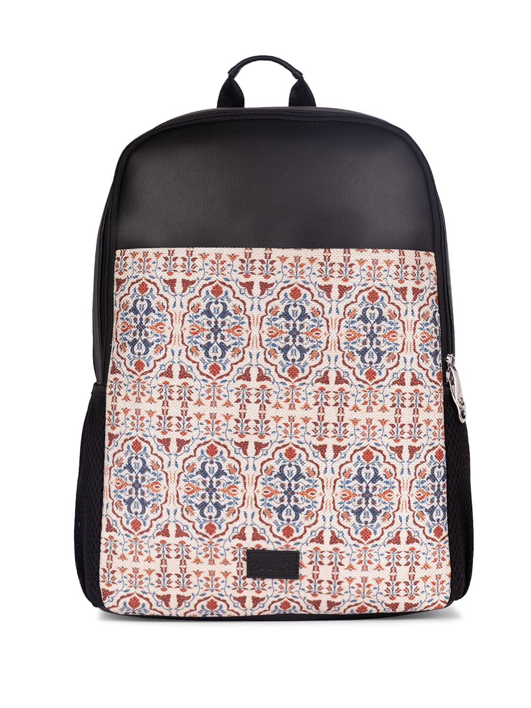 ZOUK Agra Floral Printed Water Resistance Backpack Up To 16 Inch