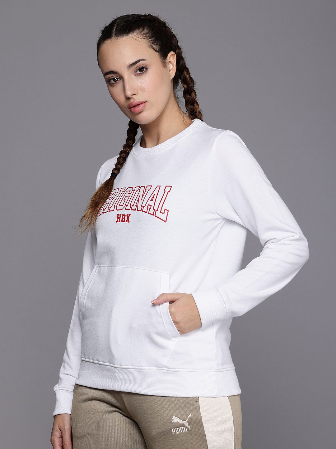 HRX by Hrithik Roshan PROSPORT Lifestyle Printed Sweatshirt