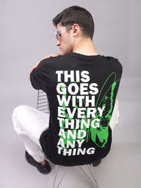 ADRO Men Typography Printed Pockets T-shirt
