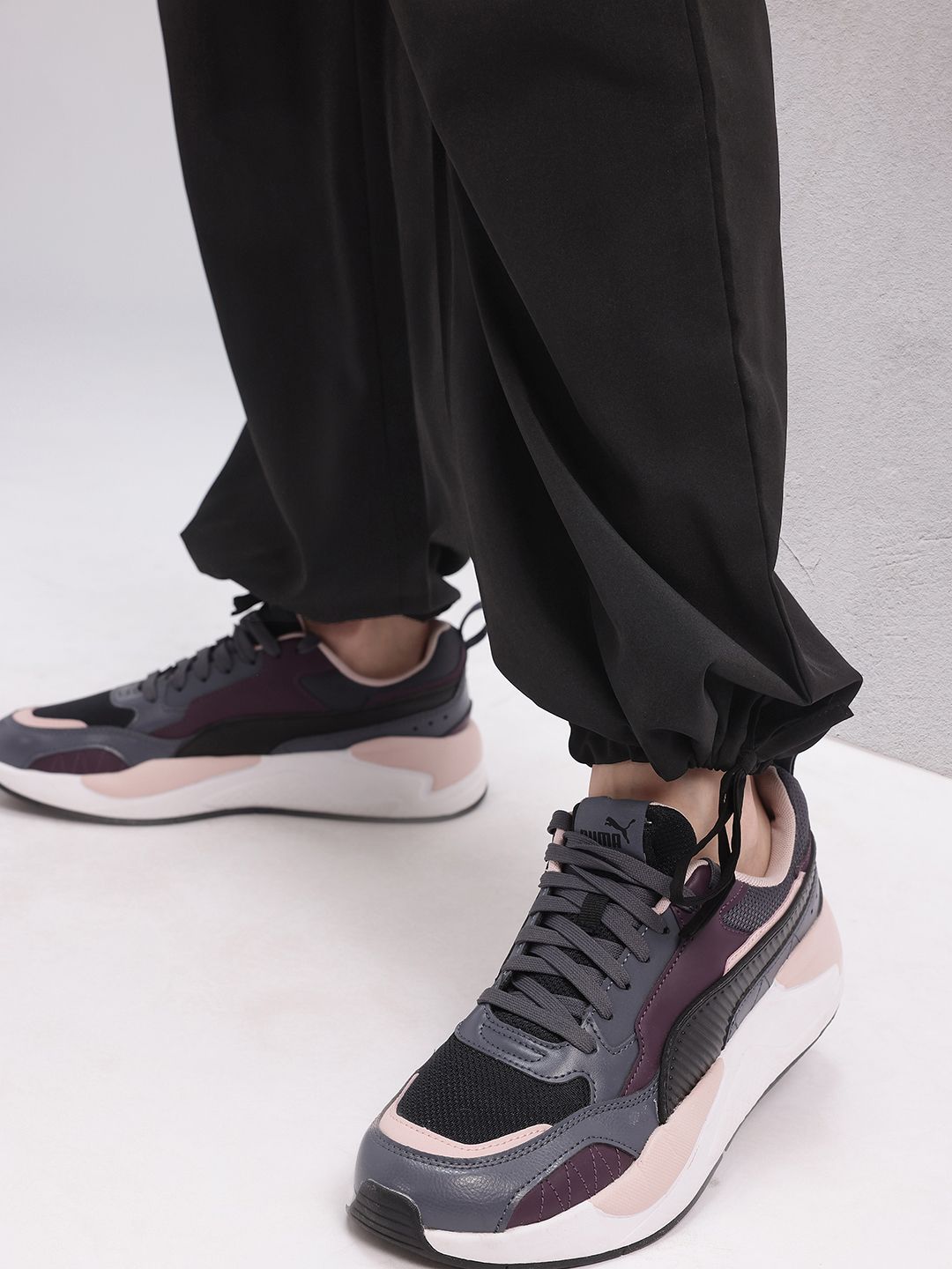 HRX by Hrithik Roshan Women Flared Lifestyle Track Pants with Toggle Hem
