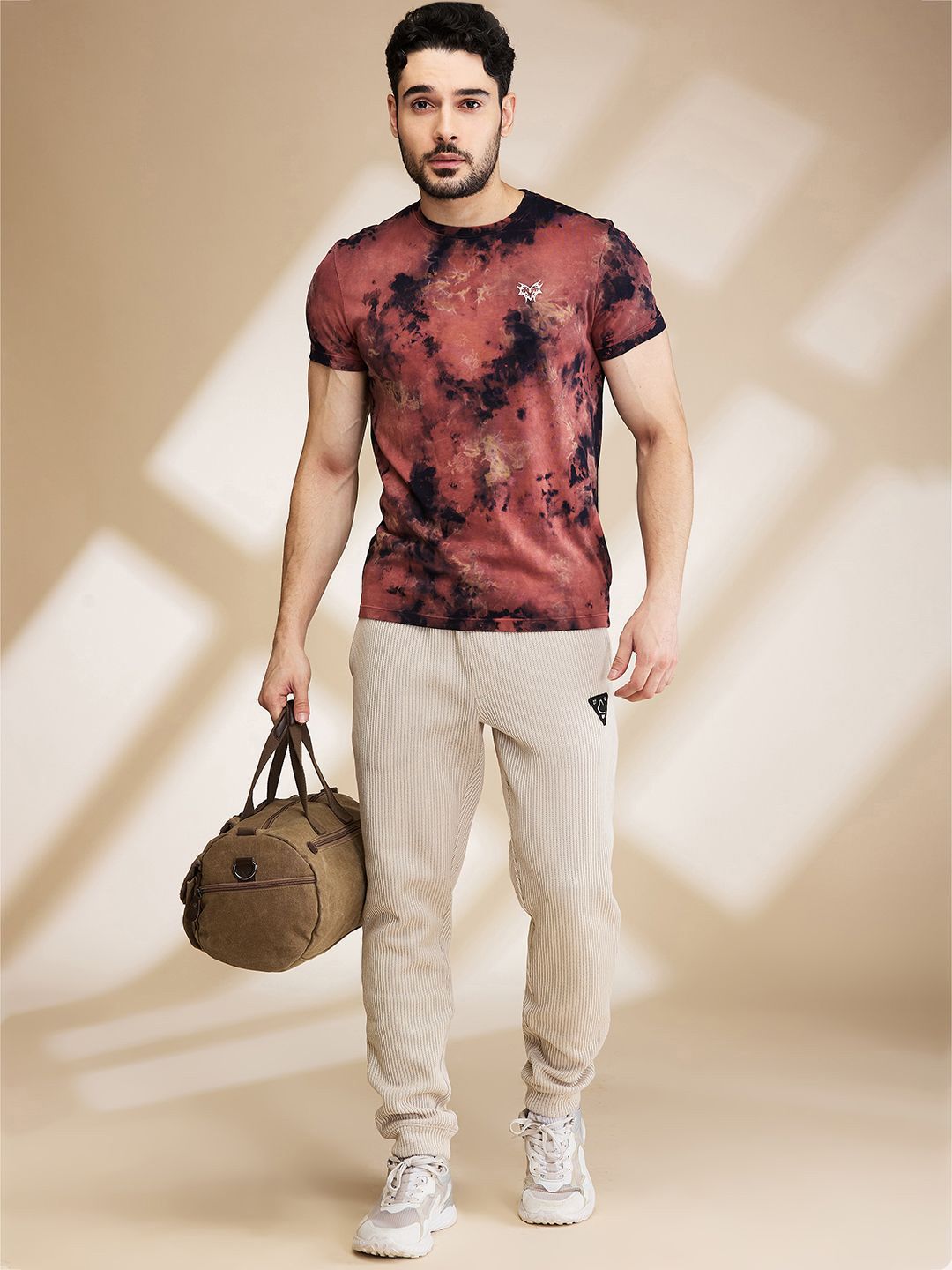 Being Human Men Mid Rise Joggers