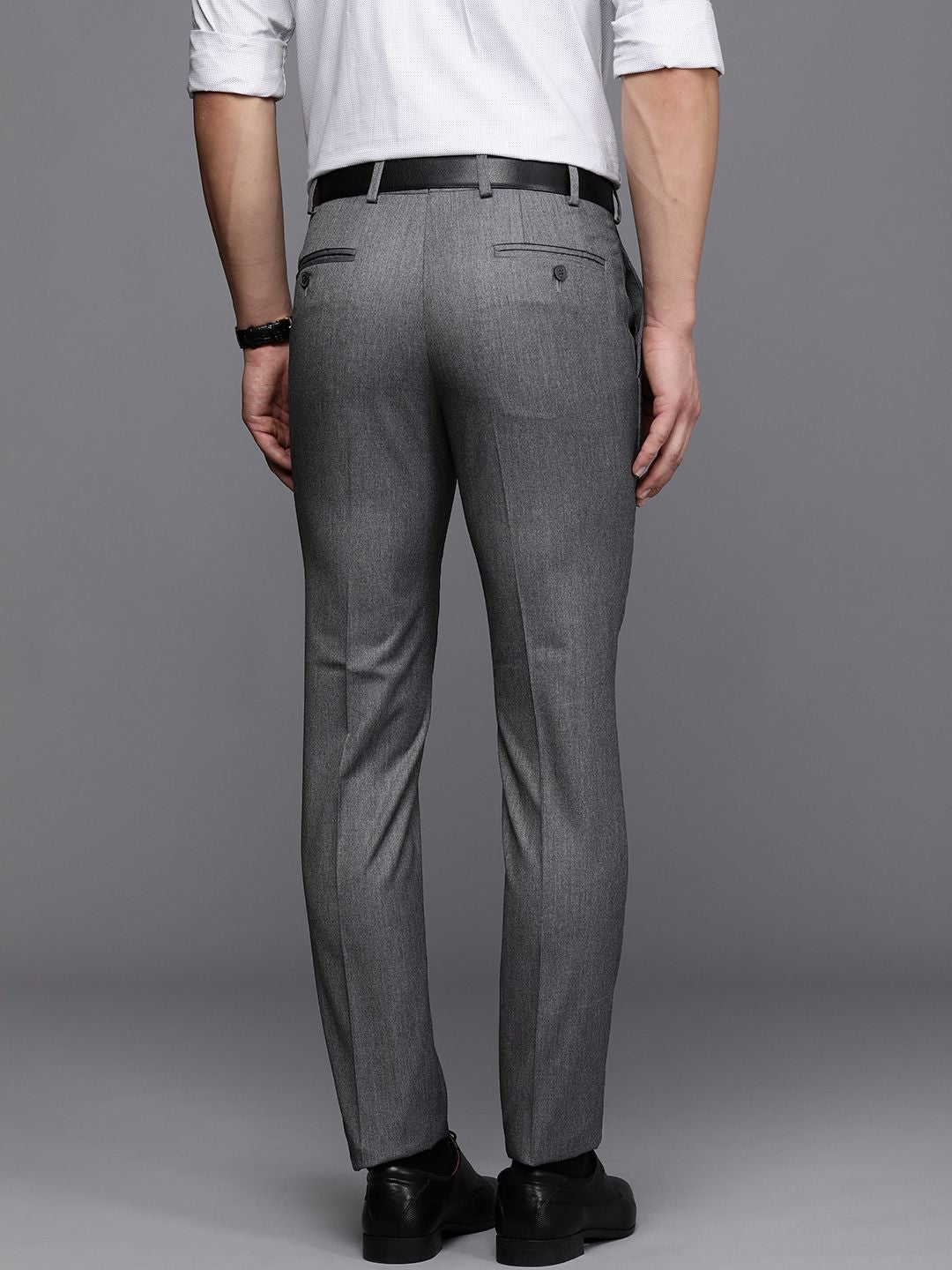 Raymond Men Slim Fit Formal Trousers