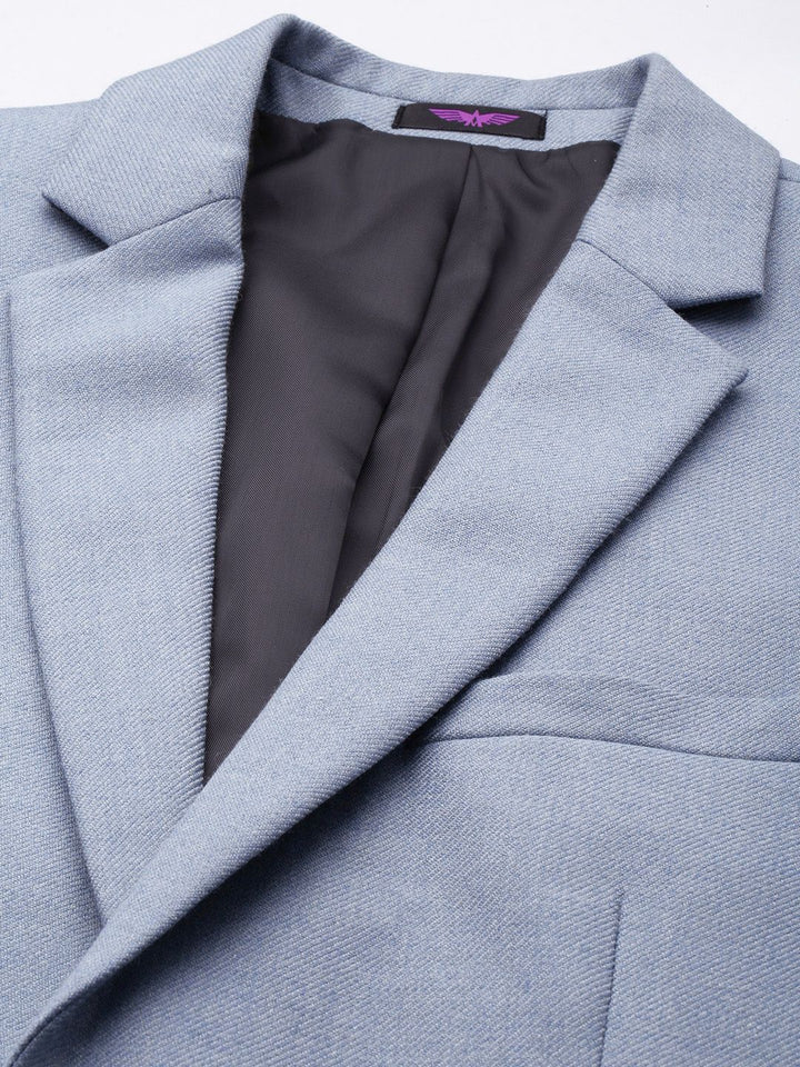 Park Avenue Notched Lapel Single Breasted Slim Fit Formal Blazer