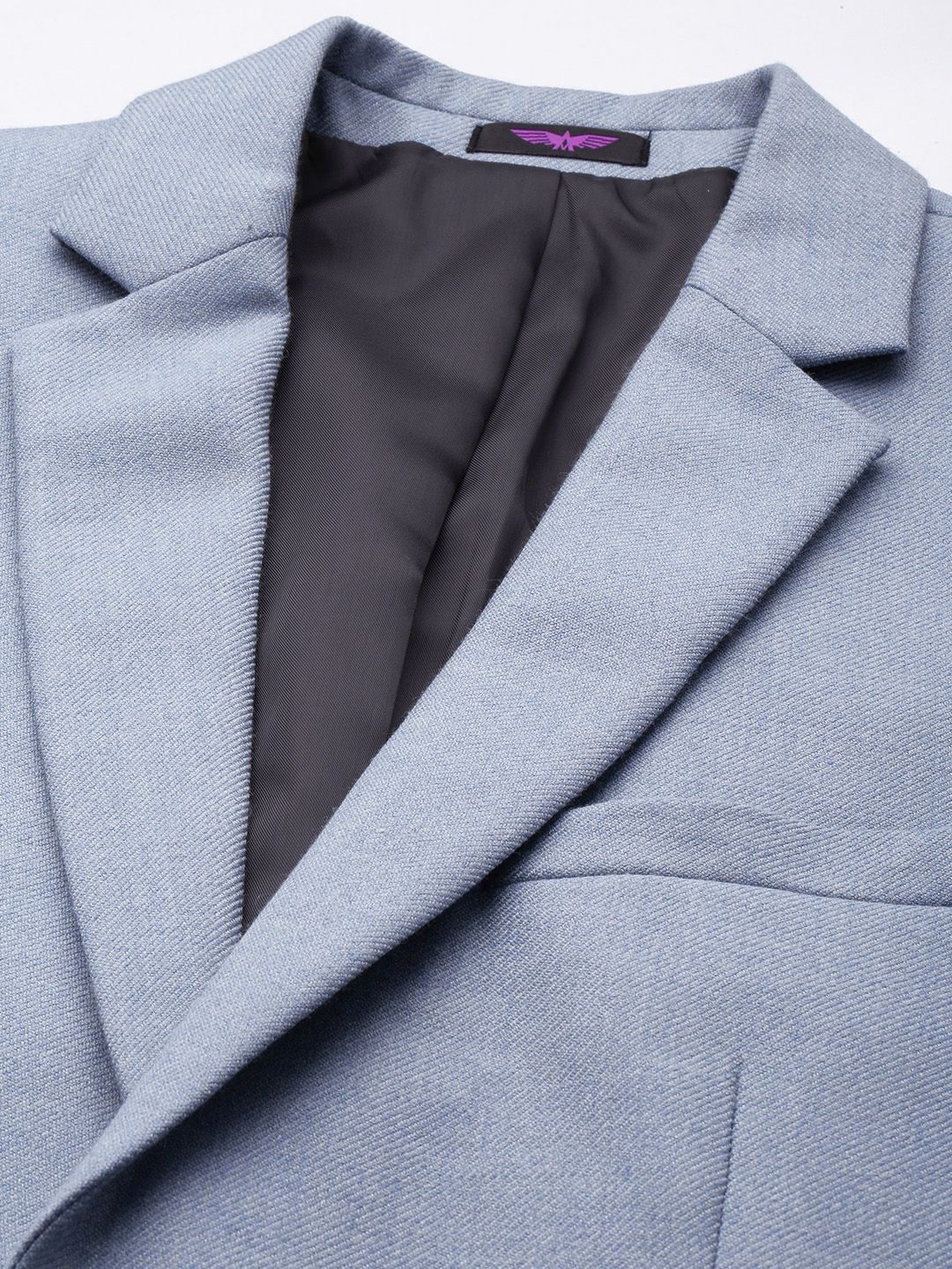 Park Avenue Notched Lapel Single Breasted Slim Fit Formal Blazer