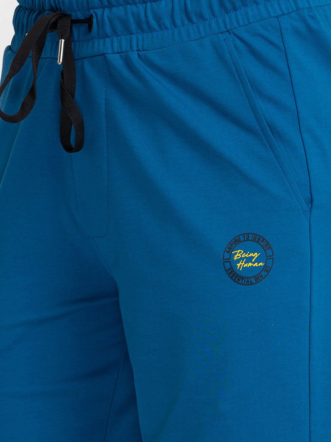 Being Human Men Mid-Rise Printed Sports Shorts