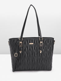 DressBerry Structured Quilted Shoulder Bag