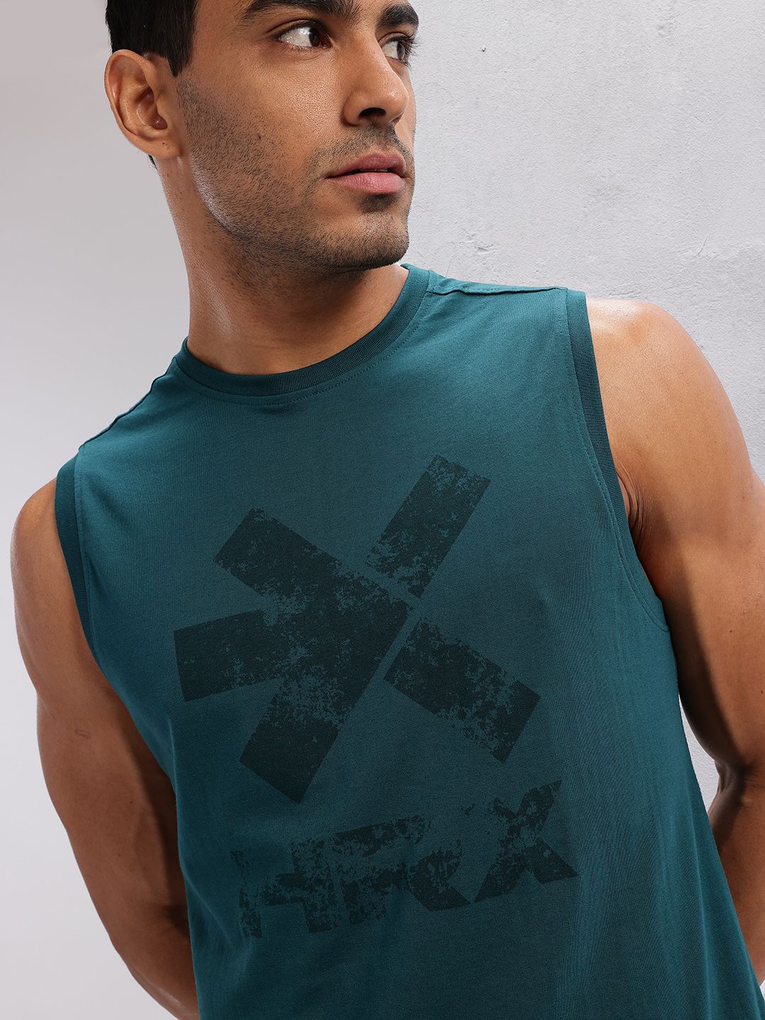 HRX by Hrithik Roshan Brand Logo Printed Sports T-shirt