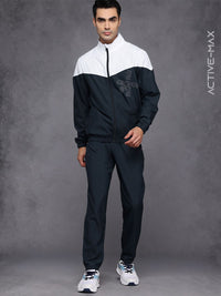 HRX by Hrithik Roshan Men Rapid-Dry Colourblocked Running Tracksuit