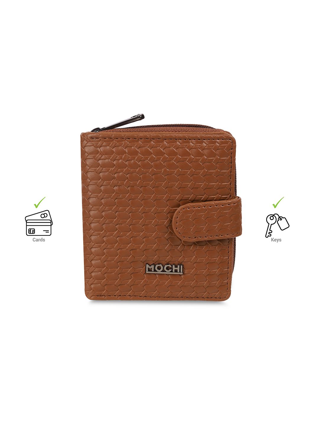 Mochi Women Textured Two Fold Wallet