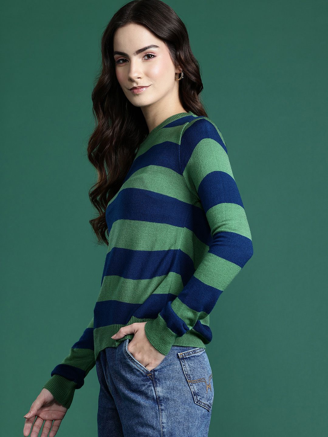 DressBerry Striped Pullover