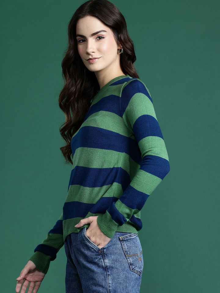 DressBerry Striped Pullover