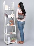 ZOUK Floral Printed Structured Sling Bag