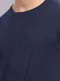 ADRO Men Solid Round Neck T-shirt