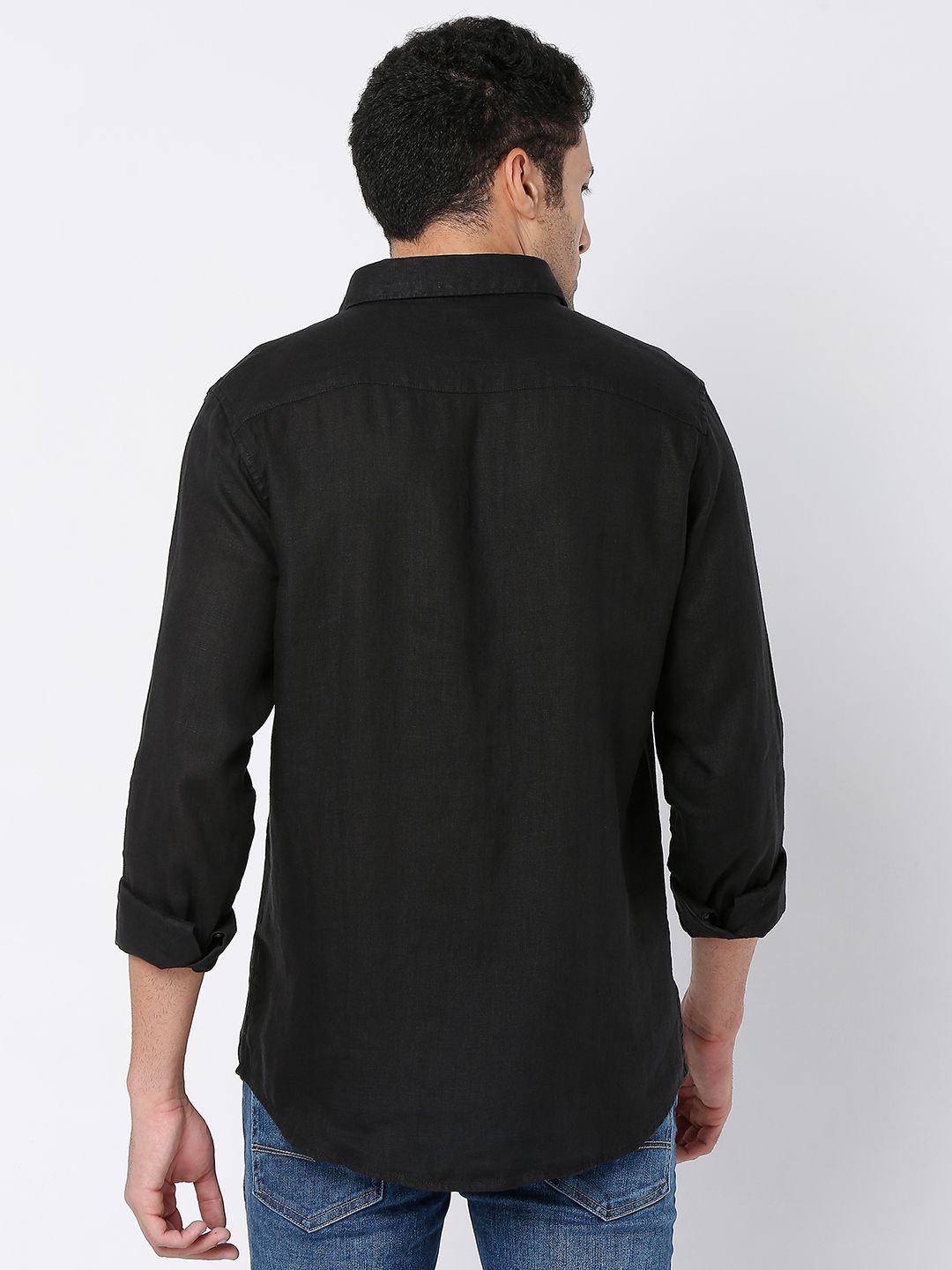 SPYKAR Linen Slim Fit Casual Shirt