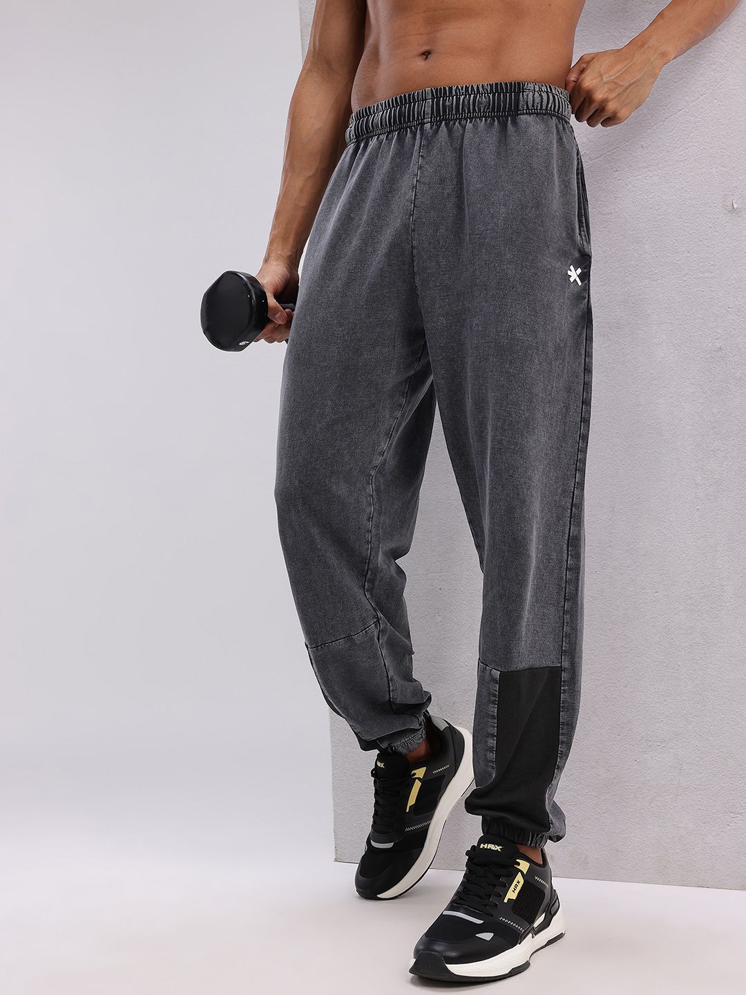 HRX by Hrithik Roshan Men Paneled Training Joggers