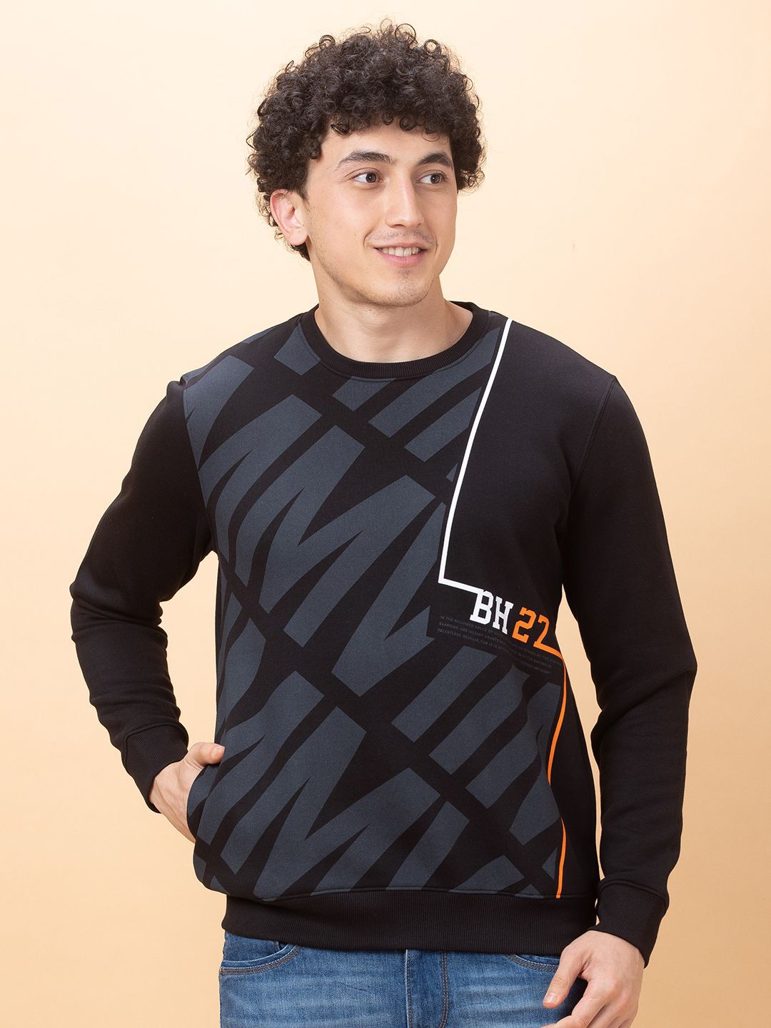 Being Human Men Printed Sweatshirt