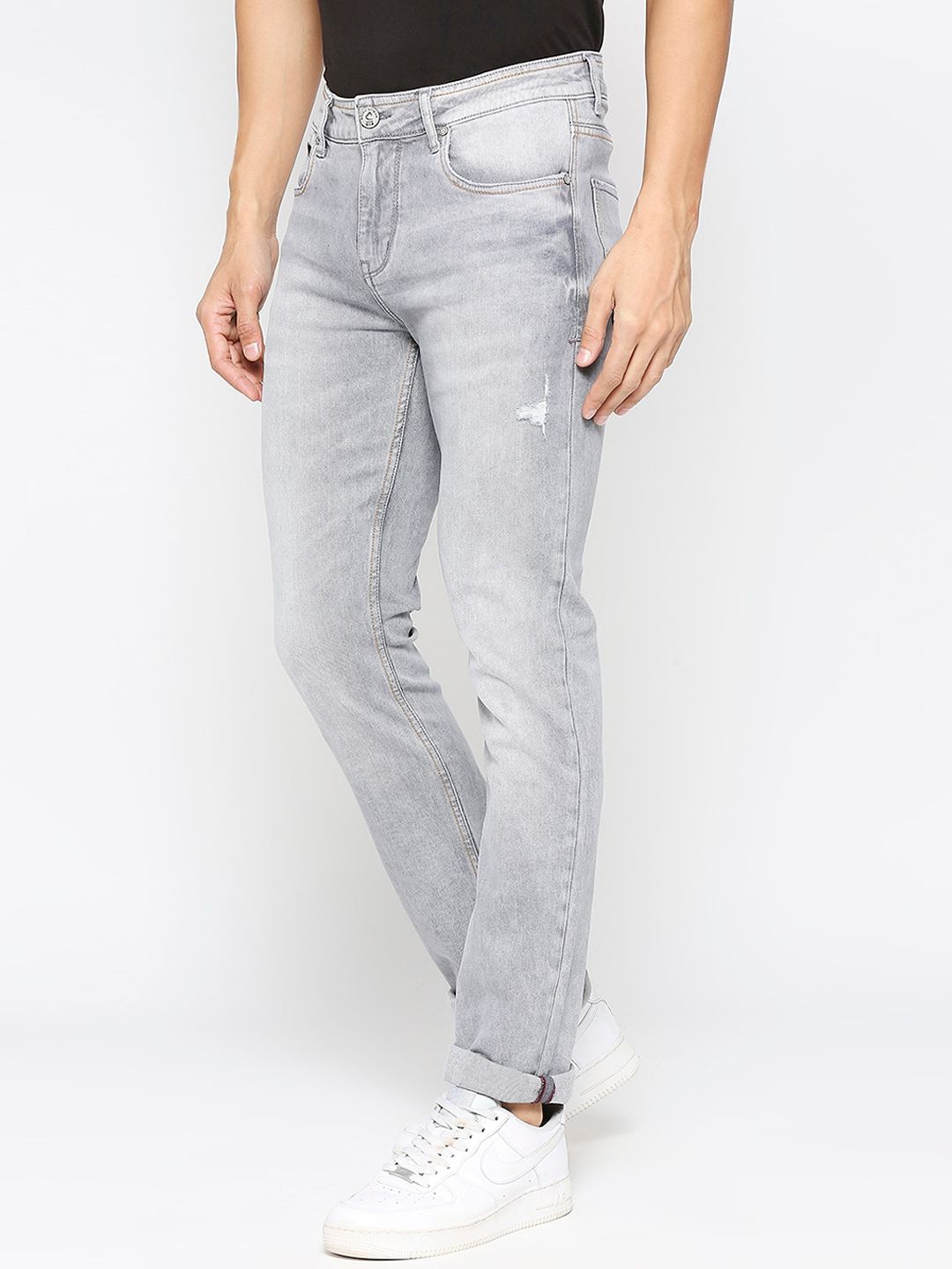 Being Human Men Clean Look Mid Rise Heavy Fade Jeans