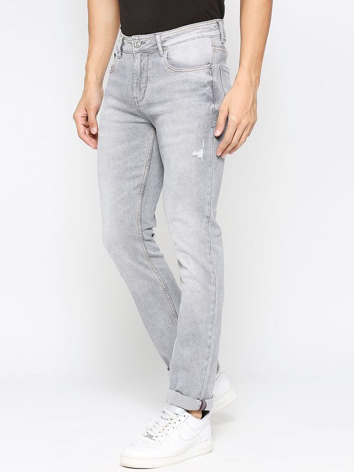 Being Human Men Clean Look Mid Rise Heavy Fade Jeans