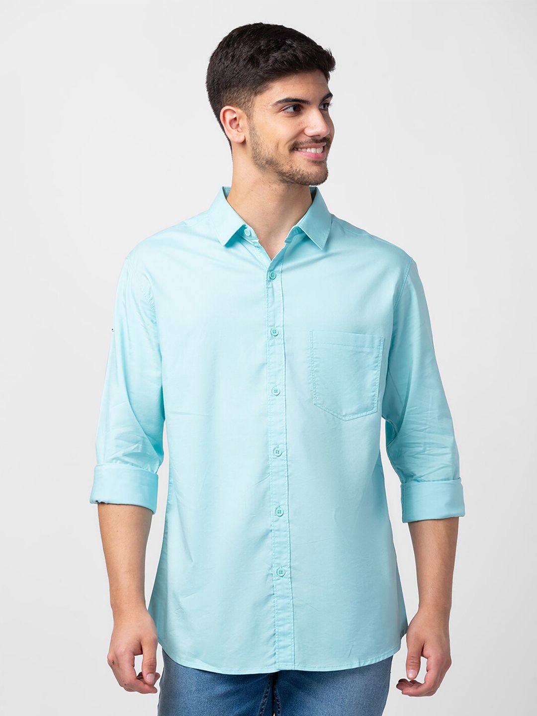 SPYKAR Men Slim Fit Casual Shirt