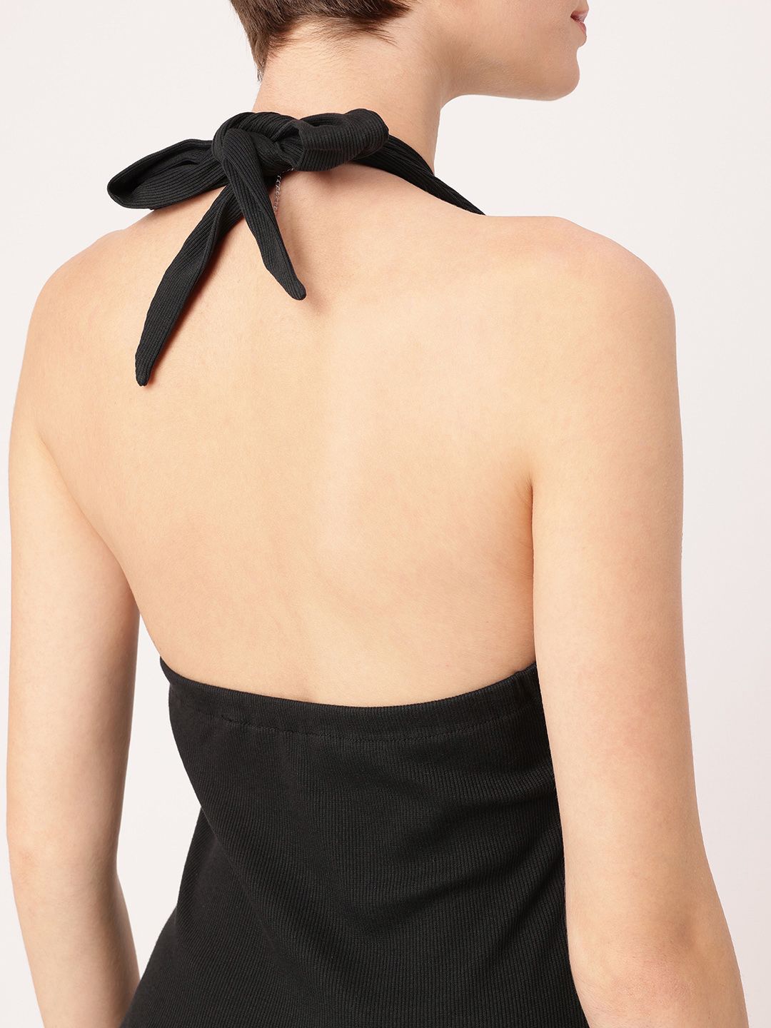 DressBerry Get In The Groove Halter Bodycon Dress