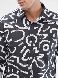SPYKAR Men Slim Fit Opaque Printed Casual Shirt